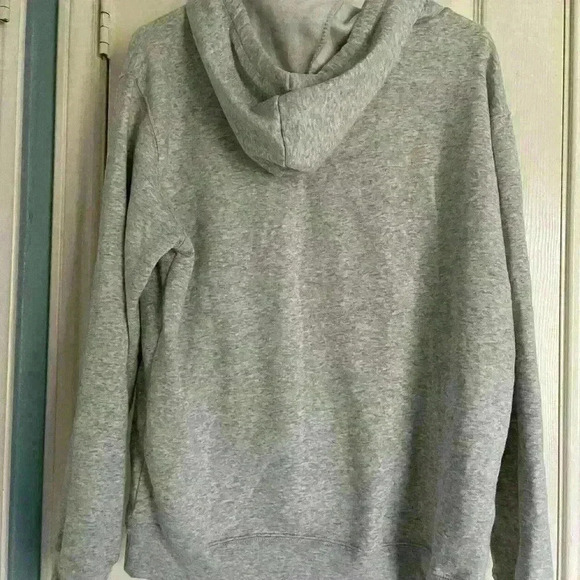 Disney Minnie Mouse Gray Embroidered Hoodie size large - Picture 3 of 5